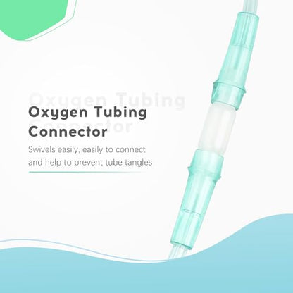 Oxygen Tubing Swivel Connectors – 20-Pack Leak-Proof 360-Degree Rotatable Oxygen Tube Connectors, Oxygen Connector Avoid Tangles - size: 20 pack