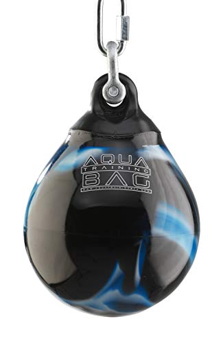 Aqua Training Bag 9" 15 Pound Head Hunter Slip Ball Hybrid Punching Bag - color: Bad Boy Blue