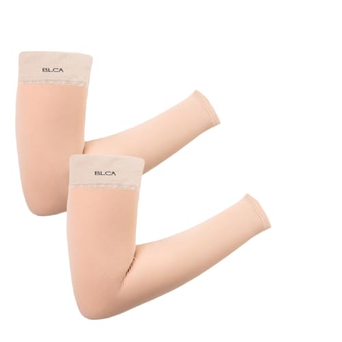Nutriadvisor Dalot Skin color Natural Sun Protection Arm Sleeves for Women Men - color: Arm Sleeves