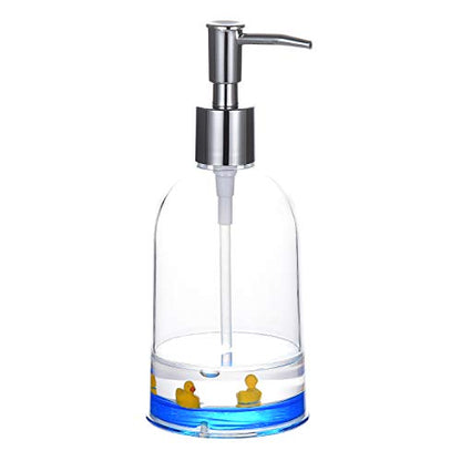5 Piece Acrylic Liquid 3D Floating Motion Bathroom Vanity Accessory Set Duck - size: 5-piece, style: Duck
