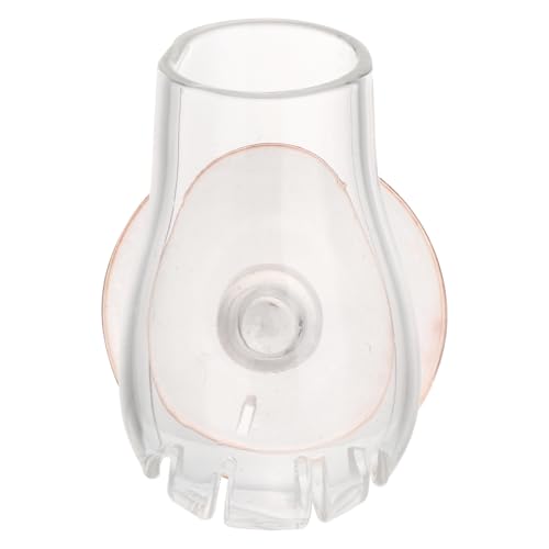 TOYANDONA Fish Tank Feeding Cup Aquarium Glass Fish Food Container Worm Feeder for Feeding