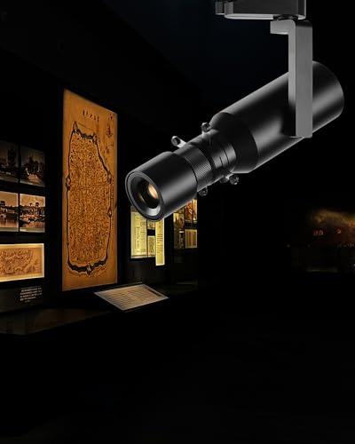 LED Lighting Heads, Spot Light Indoor, 18W Shapeable Light, 2-Wire Track Dimming Zoom Light, Adjustable Aperture Shape for Museum Art Gallery Exhibition Art - color: 2-Wire Track Dimming-Black, size: 18w-2700k