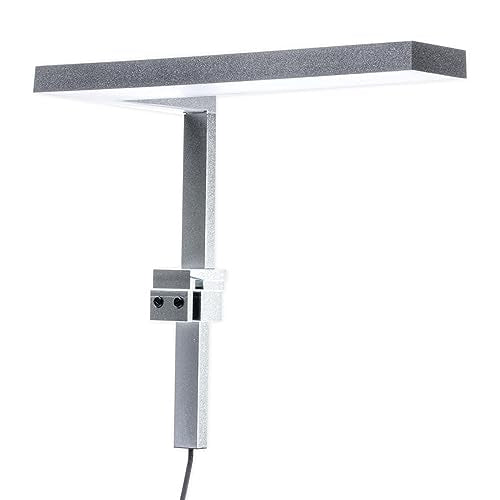Orion Nano LED Aquarium Light - Slim & Adjustable Fish Tank Light for Planted Tank w/ 4 Stage Dimming - Aquarium Light for Plants & Fish for Nano Aquarium Needs - 9.5L x 5.5W x 8.3H - color: Silver