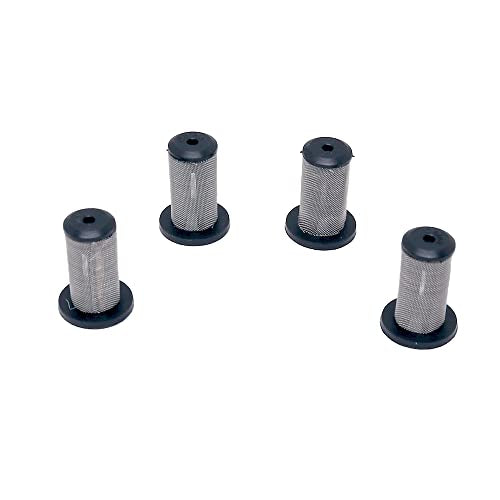 Valley Industries Broadcast Spray Boom Nozzle Strainers - 100 Mesh, Black, 4 Pack