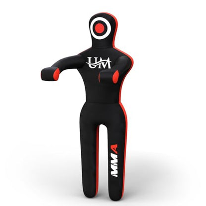 UM Supplies Premium Grappling Unfilled Wrestling Multipurpose Dummy for MMA, BJJ, Judo, Karate, Jiu Jitsu,Punching Dummy | Unmatched Quality PC Fabric- (Unfilled)