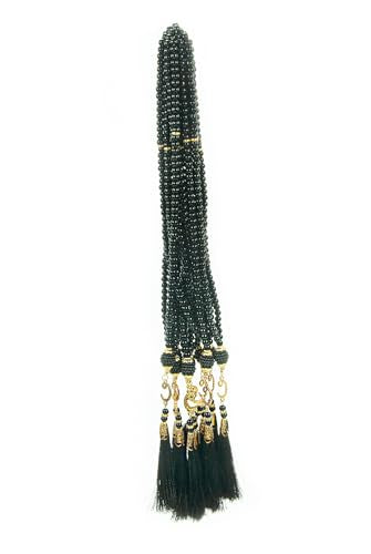 ihvan online, Tasbih Prayer Beads 99, Pack of 10, Muslim Prayer Bead, Islamic Rosary Bead, Dhikr, Tasbeeh Bulk, Misbaha, Masbaha, Tespih, Islamic Gift for Ramadan & Mawlid & Hajj Umrah - color: Black-Model 2