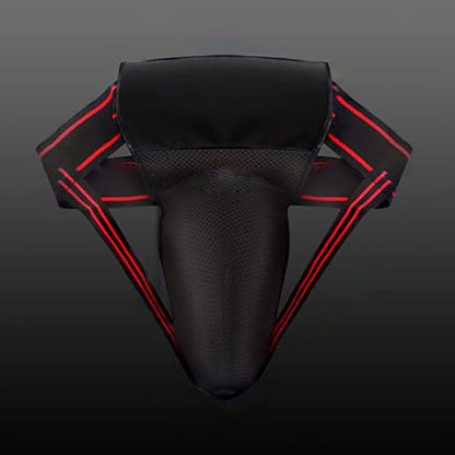 GALPADA Integrated Groin Protector Wear-Resistant Crotch Guard Boxing Accessory Lightweight Impact Protection Gear for Training and Combat Sports