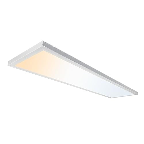UltraLux 1x4 Surface Mount LED Panel TRIAC Dimmable 3CCT Matte White 1Pk - color: Matte White, size: 1X4 (1 Pack)