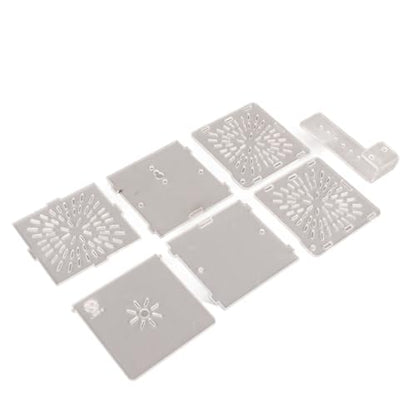 Fish Breeding Box Isolation Box, Solid Acrylic Fish Aquarium Acclimation Hatchery Incubator Box for Baby Fishes Shrimp Clownfish and Guppy, Hook Suction Fish Isolation Box