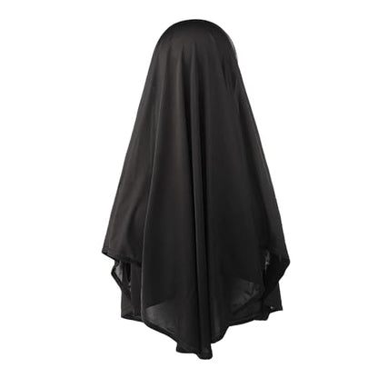 OhMill Instant Hijab Ready to Wear Jersey Hijab Scarf for Women Khimar Hijabs One Piece Hijabs Muslim Instant Turbans - color: Black