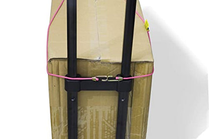 Marcobrothers Mini Bungee Cord with Steel Hook, 14" X 4, Pink | Multipurpose Use, Steel Hook - size: 14 inch X 4