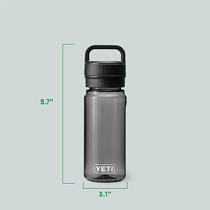 YETI Yonder Water Bottle with Yonder Chug Cap, Lightweight, Leakproof and BPA-Free - color: Charcoal, style: 20oz