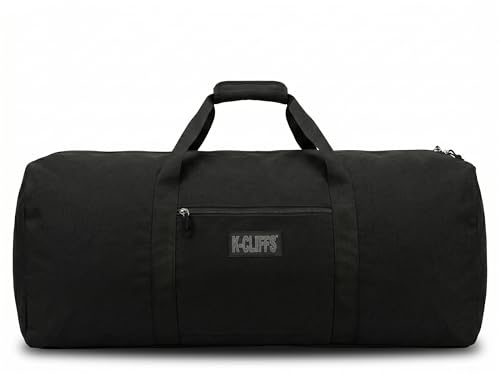 Heavy Duty Cargo Duffel Large Sport Gear Drum Set Equipment Hardware Travel Bag Rooftop Rack Bag - color: Black, size: 36" x 17" x 17"