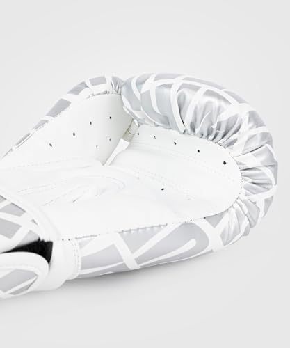 Venum Contender 1.5 XT Kids Boxing Gloves - color: White-Silver, size: 8-Ounce