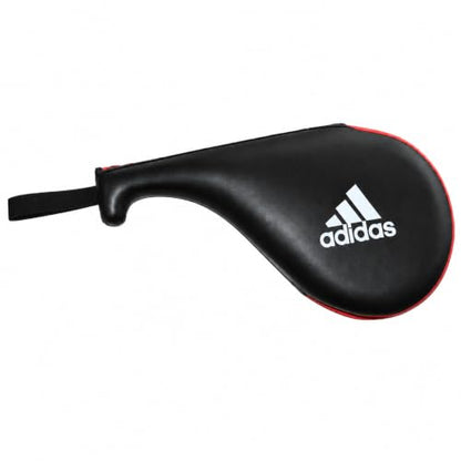 adidas Double Kicking Target, Taekwondo Kicking Target,Martial Arts Equipment (Black with Red)
