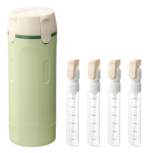 Travel Bottle for Toiletries,Travel Size Toiletries Containers with Labels - size: Green