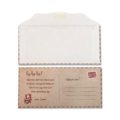Christmas Cash Money Envelopes, "A Gift for You." 10, 20, or 50 Pack. Holds Cash, Checks or Gift Cards (10)