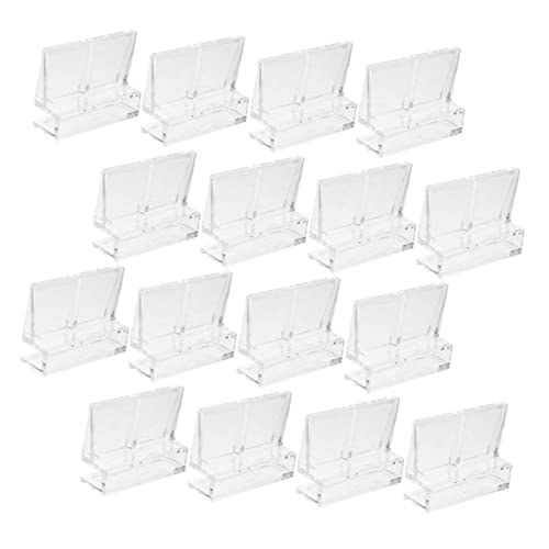 GALPADA 16pcs Aquarium Lid Support Clips Fish Tank Cover Holders for Sturdy Acrylic Brackets to Prevent Fish from Jumping for Open Aquariums and Tanks