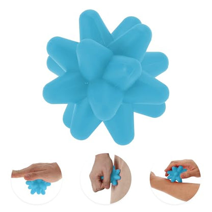 VOCOSTE Silicone Massage Ball, Fascia Massage Ball Tool for Trigger Point Pain Release, Foot Acupoint Trigger, Myofascial Massager for Exercise, Blue - color: Blue