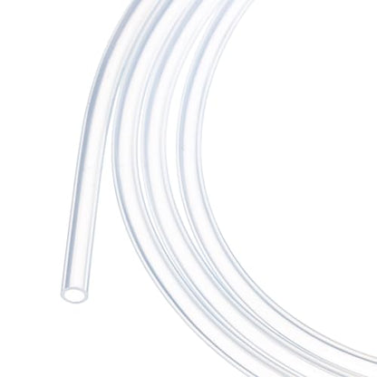 1m(3.3ft) 2mm(0.08") ID x 4mm(0.16") OD Silicone Tubing Clear Industrial Plastic Tubing Pure Silicone Hoses for Pump Siphoning Draining Irrigation Brewing - color: Clear, size: 0.08" x 0.16"