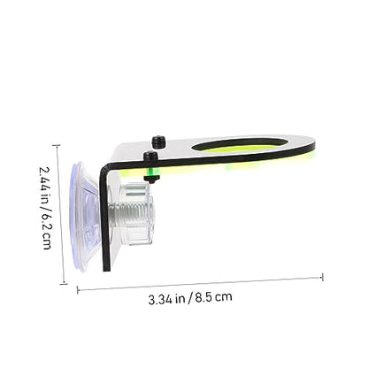 TOYANDONA 2 Pcs Fluorescent Acrylic Coral Breeding Bases for Aquarium Coral Holder Rack for Soft and Hard Cultivation Practical Fish Tank Support Brackets