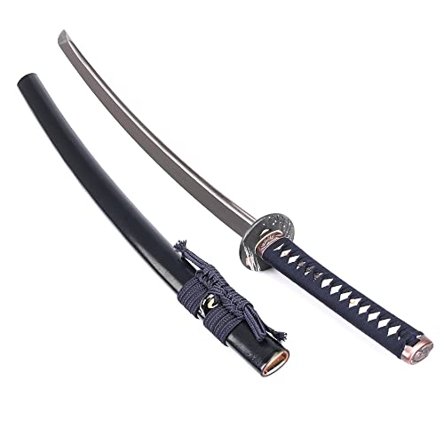 siwode Katana Handmade Full Tang Sharp, Alloy Tsuba Japanese Samurai Sword High Carbon Steel 1060,T10 1095, 40-Inch - color: Eagle
