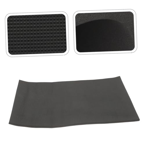 Totority 2pcs Nonslip Aquarium Bottom Mat Thickened Fish Tank Pad Cushioning Mat for Reptiles and Fish Tanks and Lightweight Black Pad