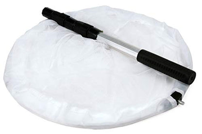 Insect and Butterfly Net with 12" Ring, 24" Net Depth, Handle Extends to 36 Inches - size: 16" Ring, 36" Handle