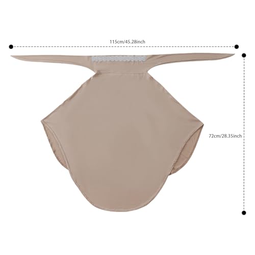 OhMill Instant Hijab Ready to Wear Jersey Hijab Scarf for Women Khimar Hijabs One Piece Hijabs Muslim Instant Turbans - color: Khaki