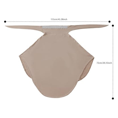 OhMill Instant Hijab Ready to Wear Jersey Hijab Scarf for Women Khimar Hijabs One Piece Hijabs Muslim Instant Turbans - color: Khaki