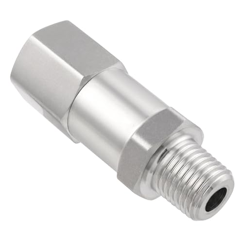 Yoebor Stainless Steel Check Valve 1/4" FNPT Inlet x 1/4" MNPT Outlet 1pc - size: 0.25 Inch, style: Fnpt(Inlet) x Mnpt