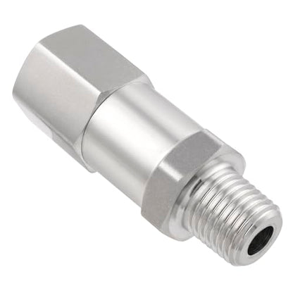 Yoebor Stainless Steel Check Valve 1/4" FNPT Inlet x 1/4" MNPT Outlet 1pc - size: 0.25 Inch, style: Fnpt(Inlet) x Mnpt