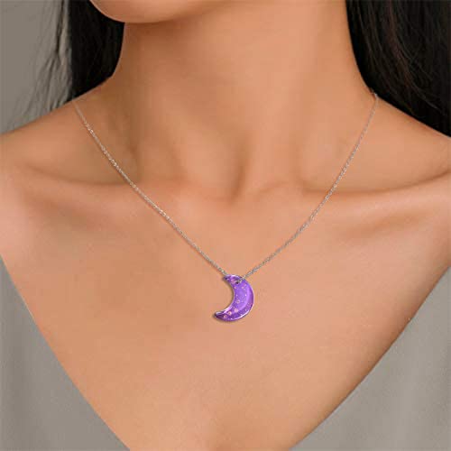 LiQunSweet 100 Pcs Moon Crescent Shape Crystal Glass Tiny Hanging Pendants with Gold Foil Charms Bulk Lot for Jewelry Making and DIY Craft Accessories - 16x11.5mm - color: Moon Glass Charms_16x11.5mm