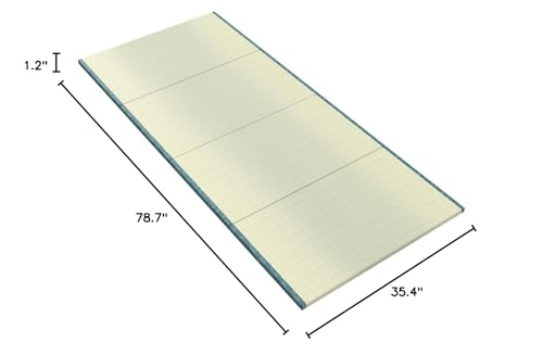 MustMat Tatami Futon Mattress Foldable Tatami Mat Twin Japanese Floor Mattress Rush Grass Floor Bed 35.4"x78.7"x1.2"(1 piece) - size: 1 piece