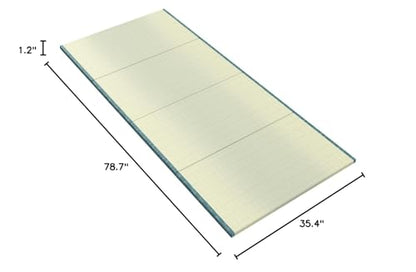 MustMat Tatami Futon Mattress Foldable Tatami Mat Twin Japanese Floor Mattress Rush Grass Floor Bed 35.4"x78.7"x1.2"(1 piece) - size: 1 piece