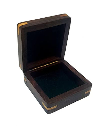 Personalized Compass Gift for Baptism, Confirmation | Religious Keepsake Engraved with Bible Verse | Optional Wood Box with Plaque Available | Gift Box Included - style: Joshua 1:9