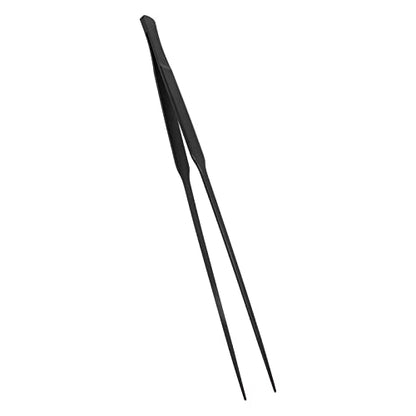 Aquarium Tweezers,Stainless Steel Long Handle Straight Fish Tank Feeding Forceps Fish Feeding Pliers for Aquarium Plants Substrates Gravel Corals (Straight Tweezers)