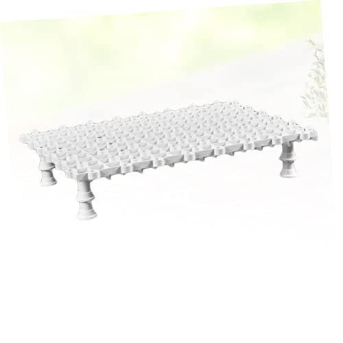 GANAZONO Aquarium Canister Plate 5pcs Fish Tank Bottom Plate PVC Flat Smooth Easy to Install - color: White, size: Size 1