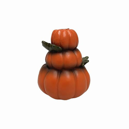 HOSLEY Resin Backflow Incense Cone Burner Holder, Pumpkins Decor Statue 4.72" High with 20 Pieces of Dragon Blood Backflow Incense Cones - color: Pumpkins