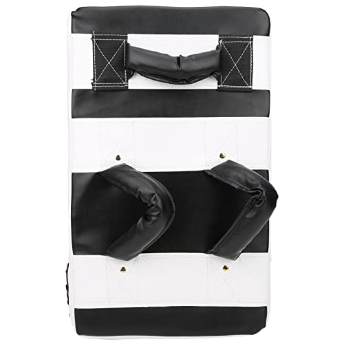 Arc Kick Foot Target Sports Training Pad for Sanda Boxing Basketball Taekwondo Leg Exercise Black White 50x30x10cm