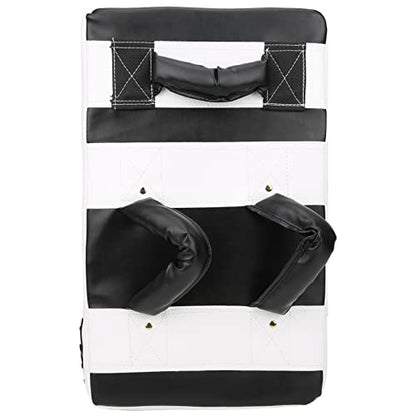 Arc Kick Foot Target Sports Training Pad for Sanda Boxing Basketball Taekwondo Leg Exercise Black White 50x30x10cm