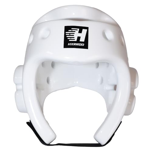 Taekwondo Sparring Head Guard, Competition Protection Headgear for Taekwondo, Karate and Martial Arts - color: white, size: Small