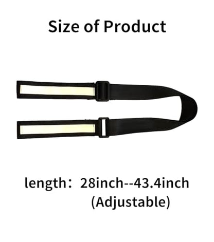 2PCS Boxing Gloves Carrying Strap，26’’- 46’’ Adjustable Shoulder Strap for Carrying & Hanging Boxing Gloves，Boxing Gloves Storage Rack, Travel Carrier Gloves Holder Strap
