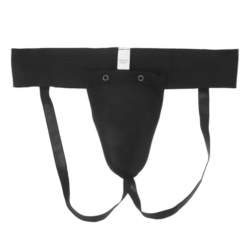 Toddmomy Integrated Groin Protector and Breathable Crotch Guard for Men, Wear-Resistant Martial Arts Training Supply, Comfortable Reusable Groin Guard for Boxing Taekwondo MMA