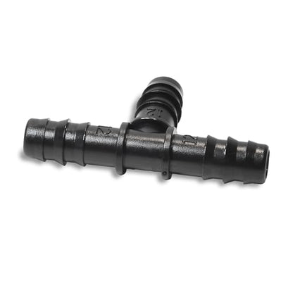 1/2 Inch PVC Barbed Tee Fitting - Insert for Tubing Hose Water Line - SCH 40 Tee for 1/2 PVC - size: Gray 1/2 PVC Tee
