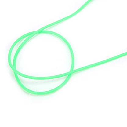 Aquarium Tubing, Silicone Pipes Peristaltic Pump Tube External Silicone Extension Hose Pipe Hydraulic Equipment Green (1mm*3mm) - size: 1mm*3mm