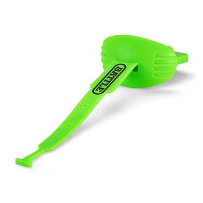 Battle Speed Football Mouthguard with Strap, Neon Green | Maximum protection for safe secure fit, Built-in airflow channels, No boiling required, Advanced composite material - color: Neon Green