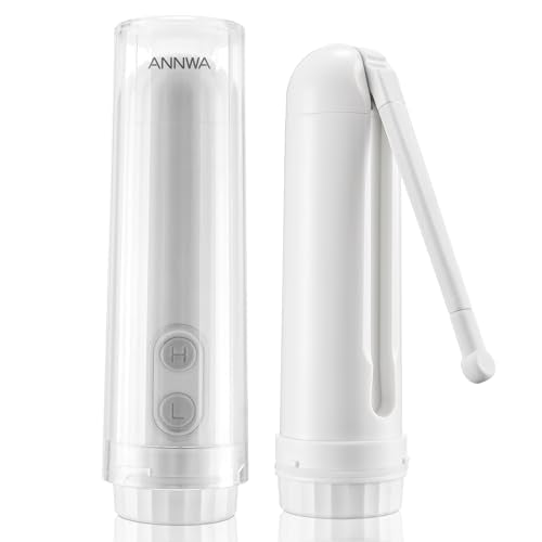 Travel Portable Bidet Sprayer 140mL Nozzle 180° Adjustment IPX6 Handheld Bidet for Personal Hygiene Cleaning, Baby Wash, Postnatal Care, Perineal & Hemorrhoid Treatment(AM-US-NHJ002E)