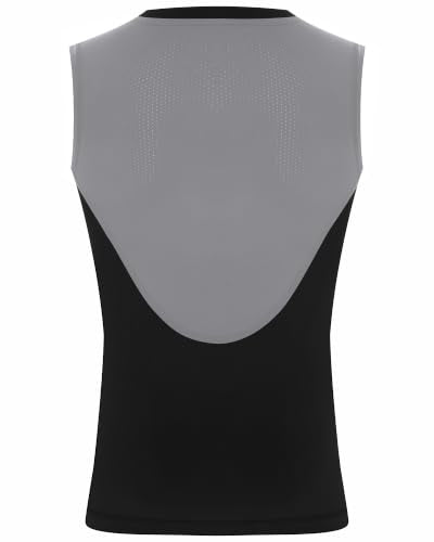 Runhit Youth Baseball Chest Protector Softball Lacrosse Football Padded Compression Shirt Heart Guard Sternum Protection - color: Black Gray, size: Large