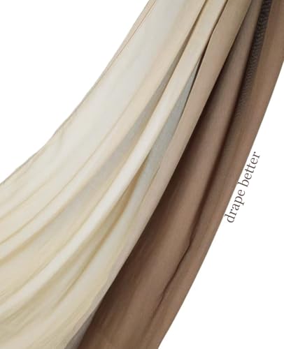 Special Ombre Modal Cotton Hijab Scarf for Women, Graceful Gradient Muslim Head Scarfs - color: Ombre Brown